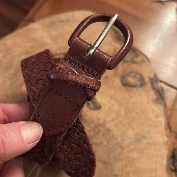 Vintage Talbots Braided Leather Belt - M - Picture 4 of 9